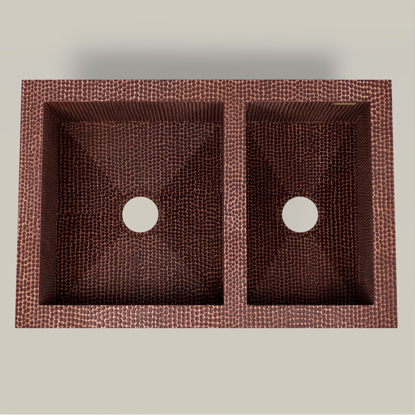 Premium Tarja de Cocina 60/40 en Cobre