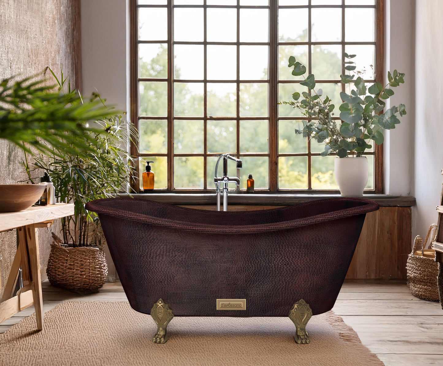 Premium Tina de Baño en Cobre  Diseño Antique
