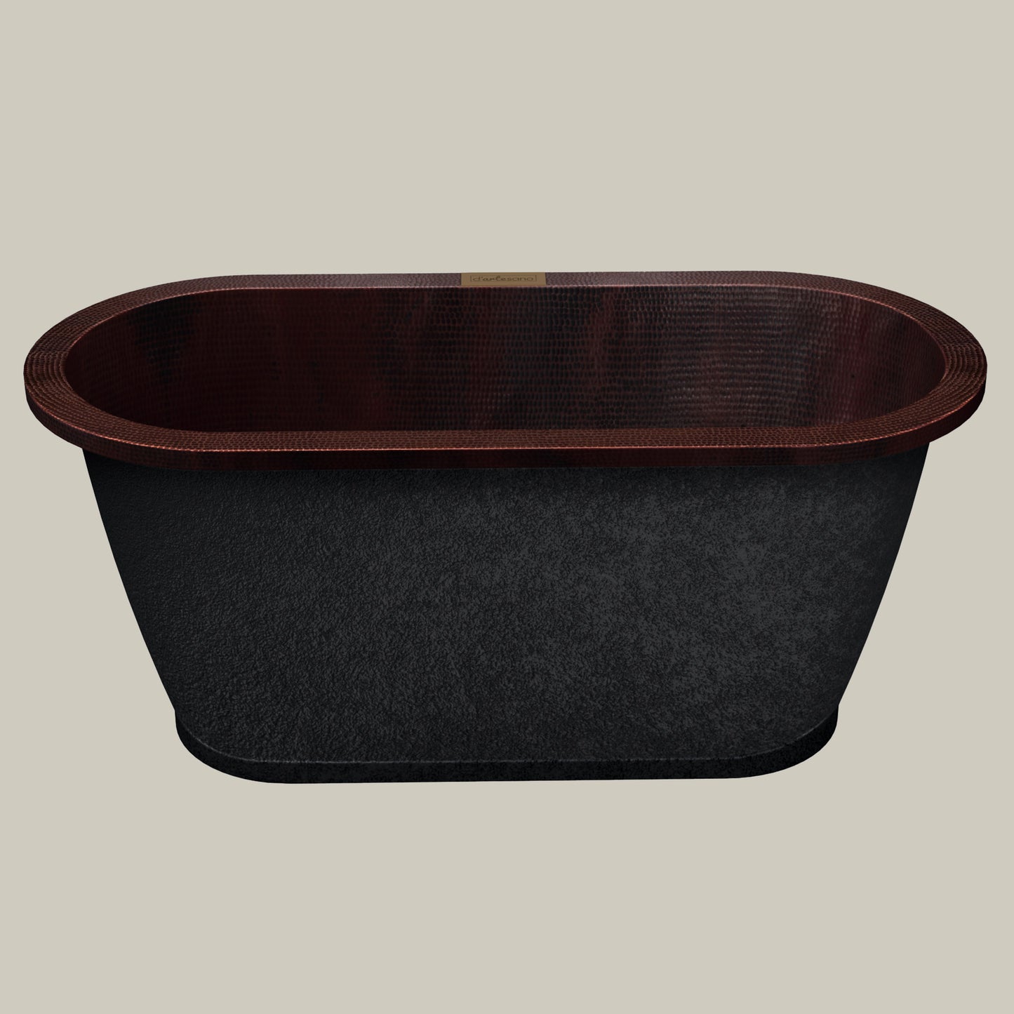 Premium Tina de Baño en Cobre con Pestaña Grande