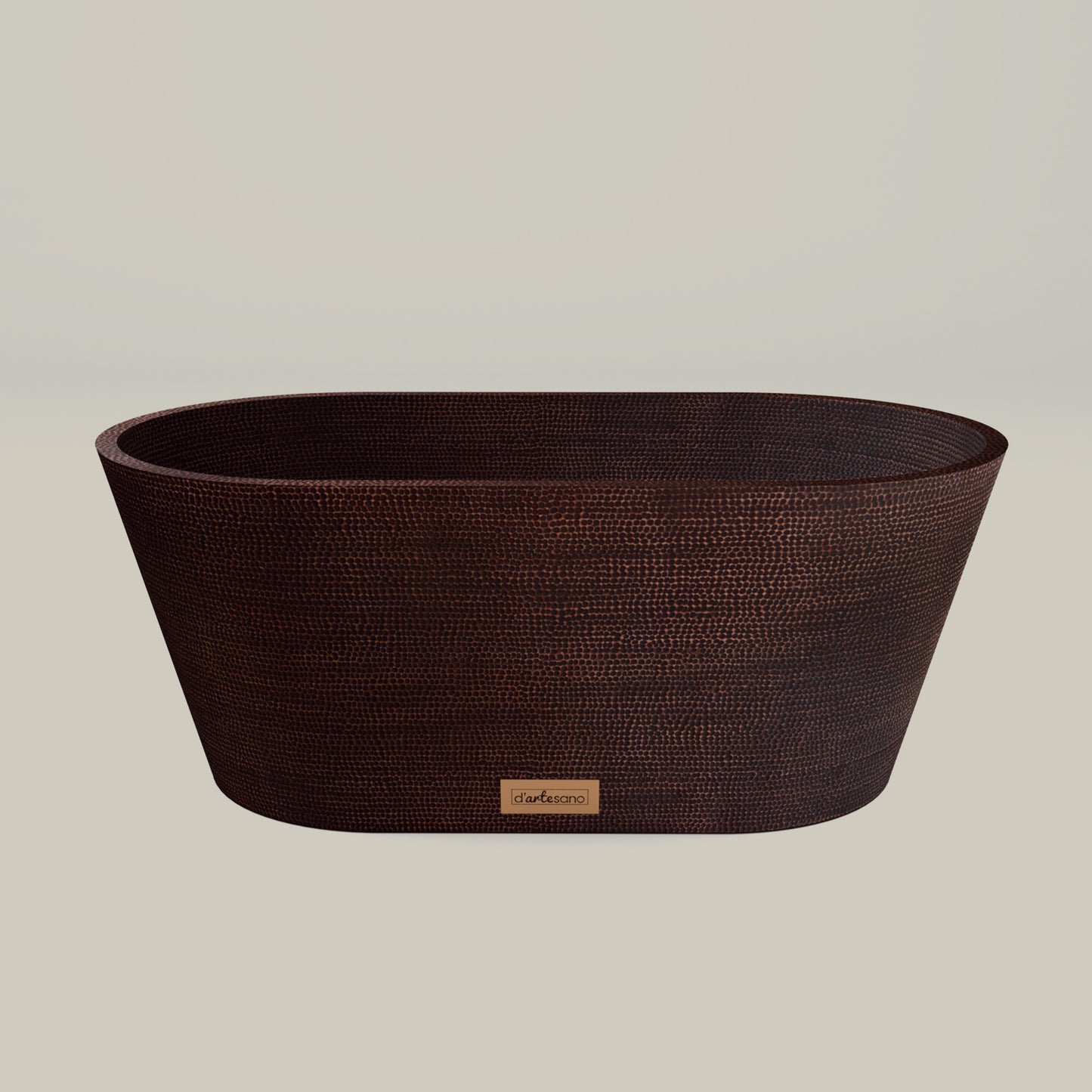 Premium Tina De Baño Con Doble Pared En Cobre Diseño Xicali