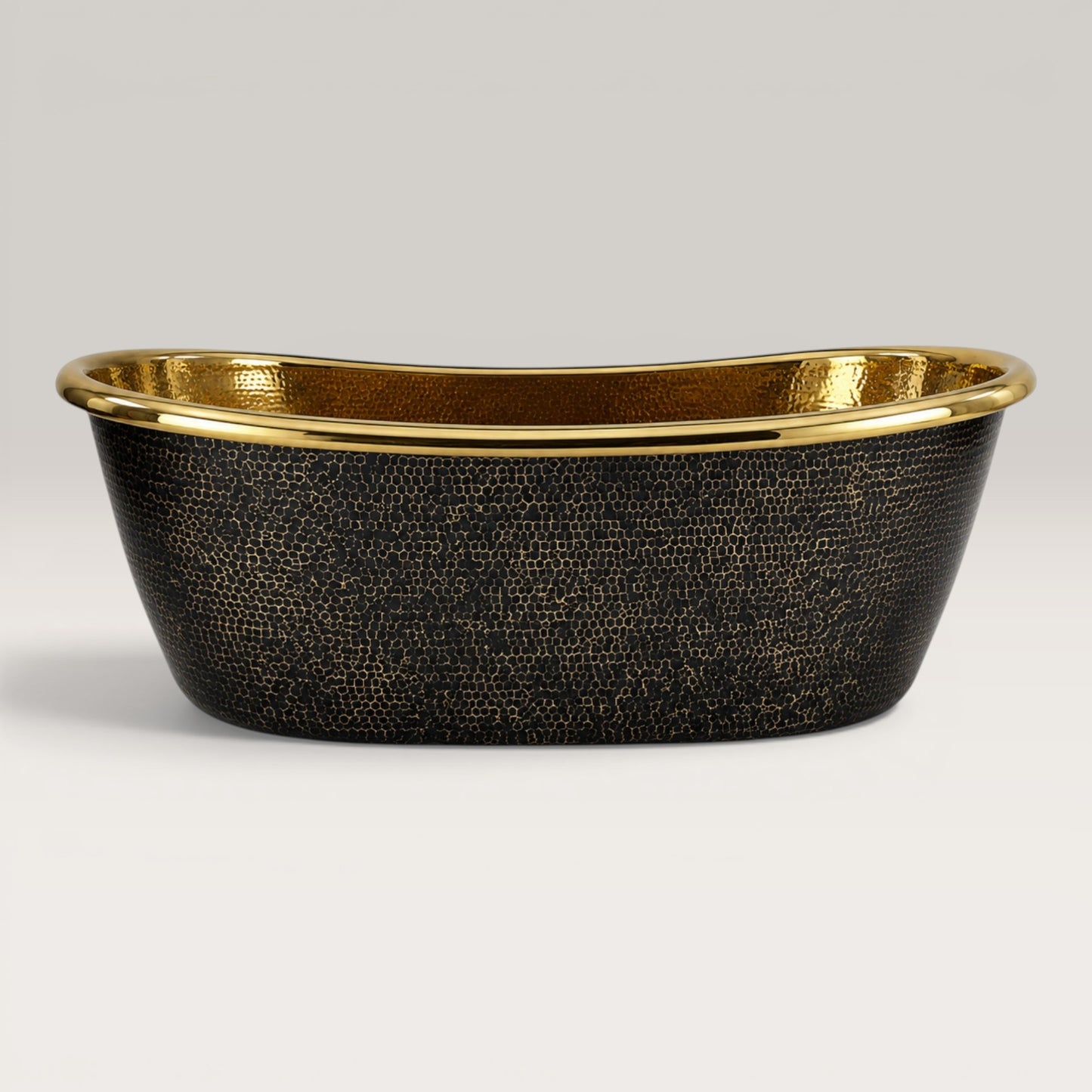 Premium Tina de Baño Luxury en Latón Diseño Aurora Noir