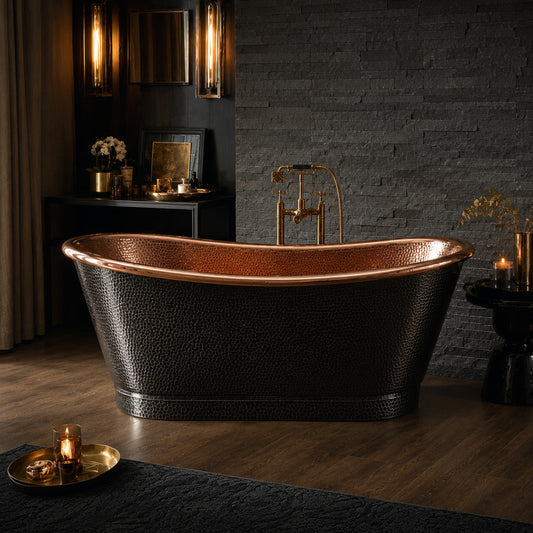 Premium Tina de Baño Luxury en Cobre Diseño Berceau