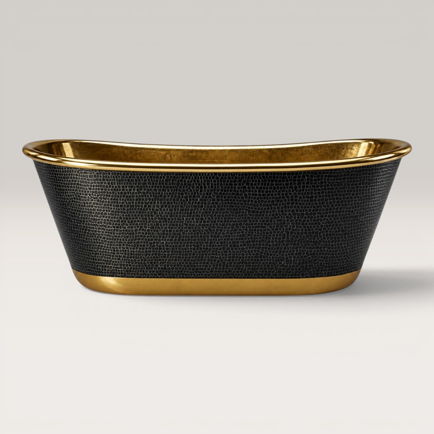 Premium Tiña de Baño Luxury en Latón Diseño Rubandore