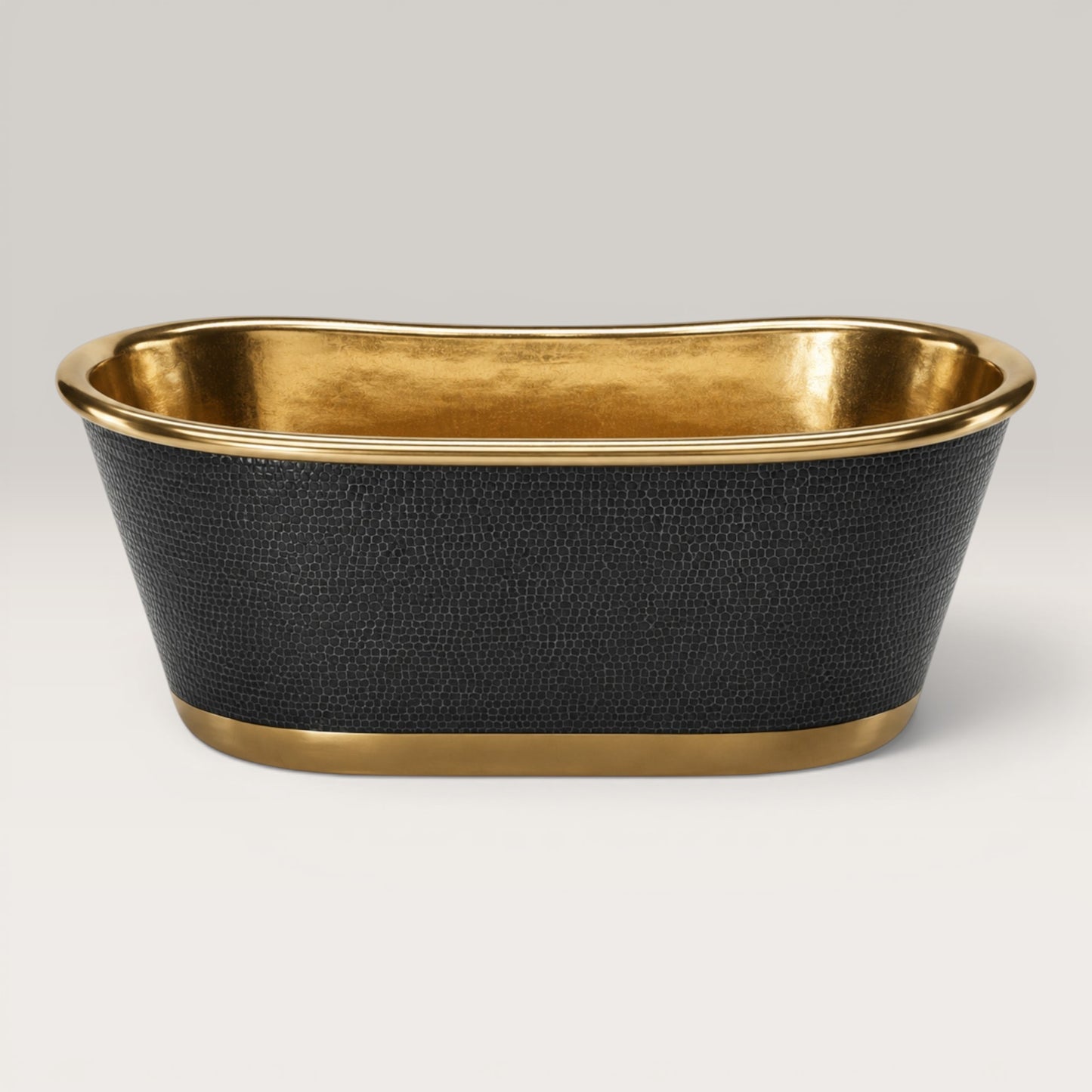 Premium Tiña de Baño Luxury en Latón Diseño Rubandore