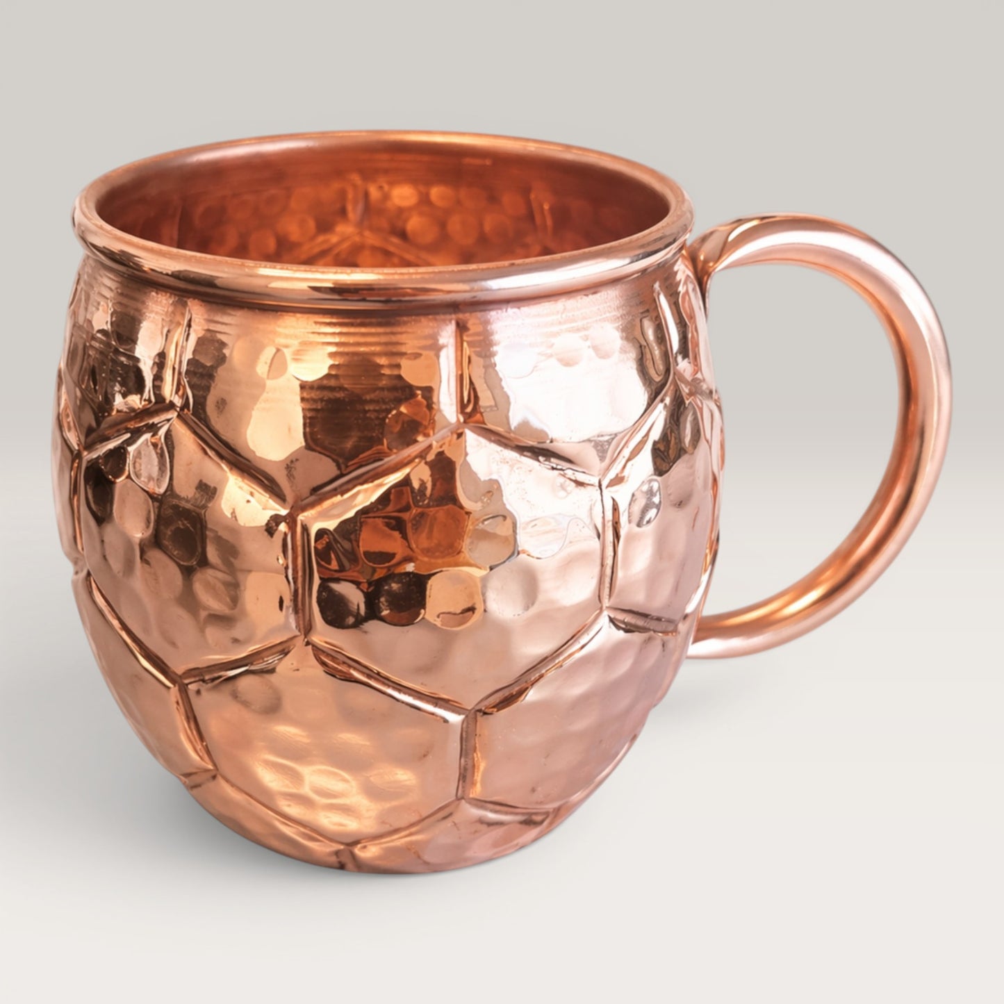 Premium Tarro Moscow Mug en Cobre Diseño Balón (set)