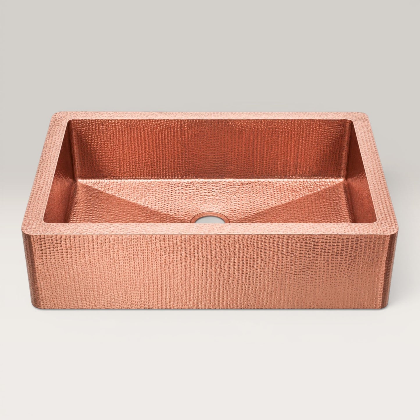 Premium Tarja de Cocina Farmhouse en Cobre Diseño Fernanda