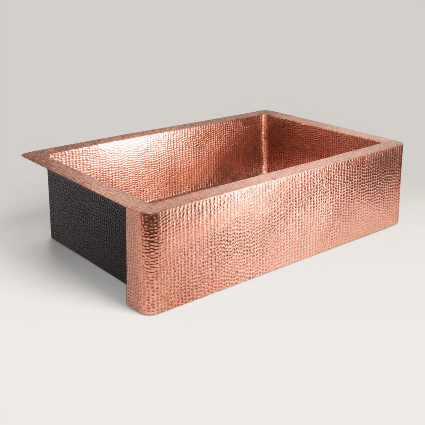 Premium Tarja de Cocina Farmhouse en Cobre Diseño Fernanda