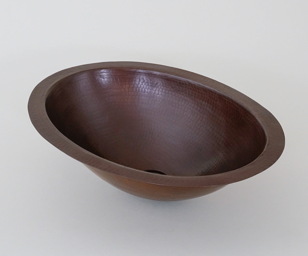 Premium Lavabo Ovalado en Cobre