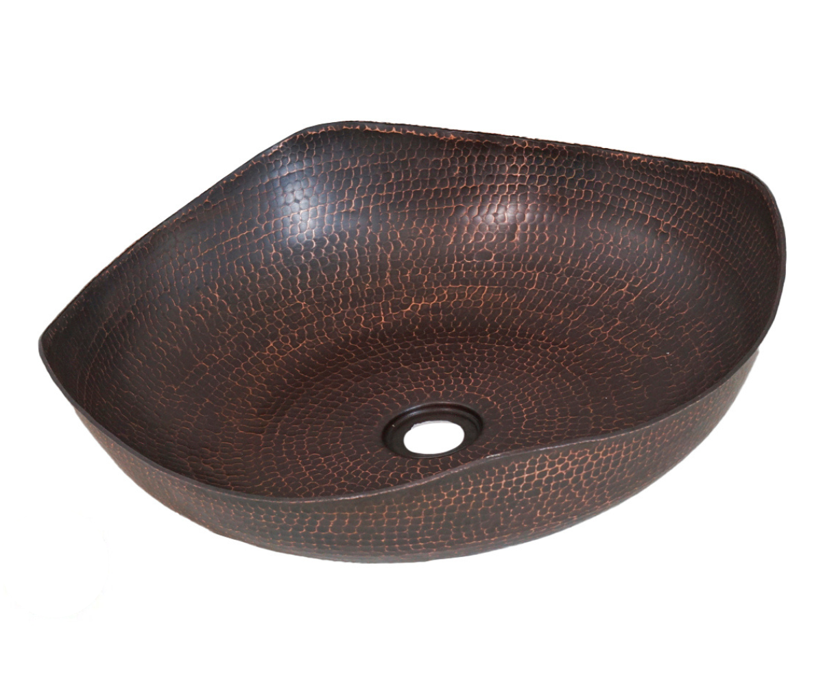 Premium Lavabo Vessel en Cobre Diseño 4 Picos