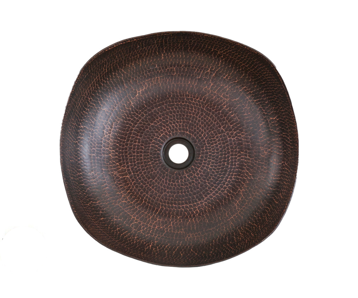 Premium Lavabo Vessel en Cobre Diseño 4 Picos