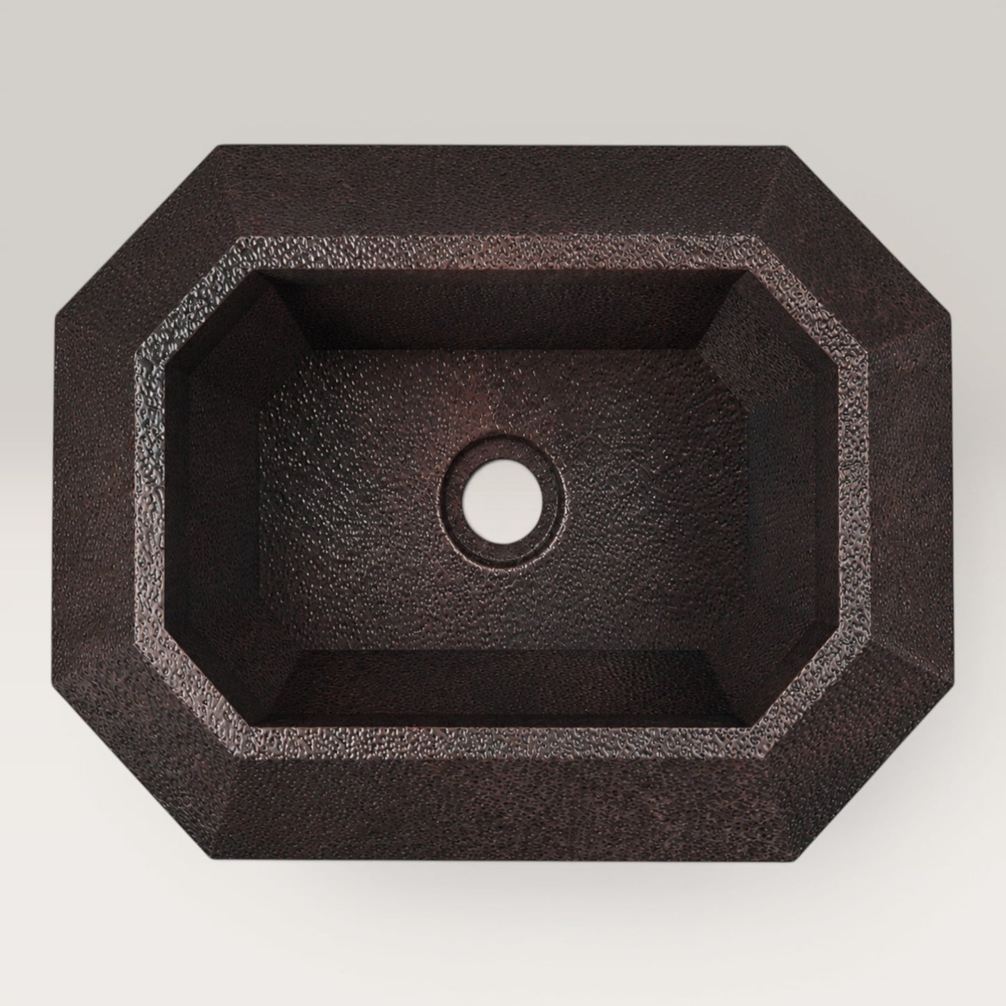 Premium Lavabo Volcano Vessel En Cobre Diseño Esmeralda