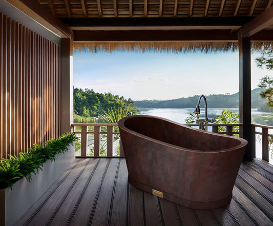 Premium Tina de Baño en Cobre Diseño Cuna