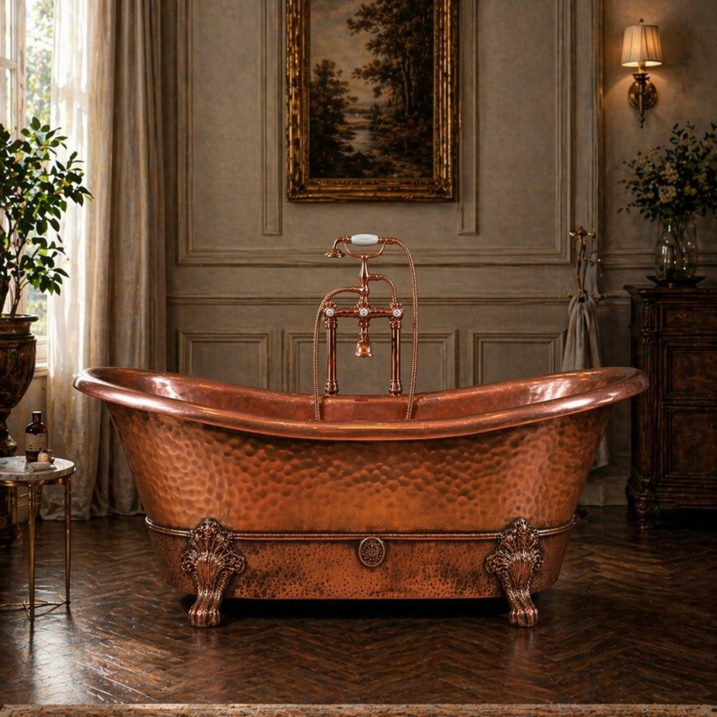 Premium Tina de Baño Luxury en Cobre Diseño Aurelia