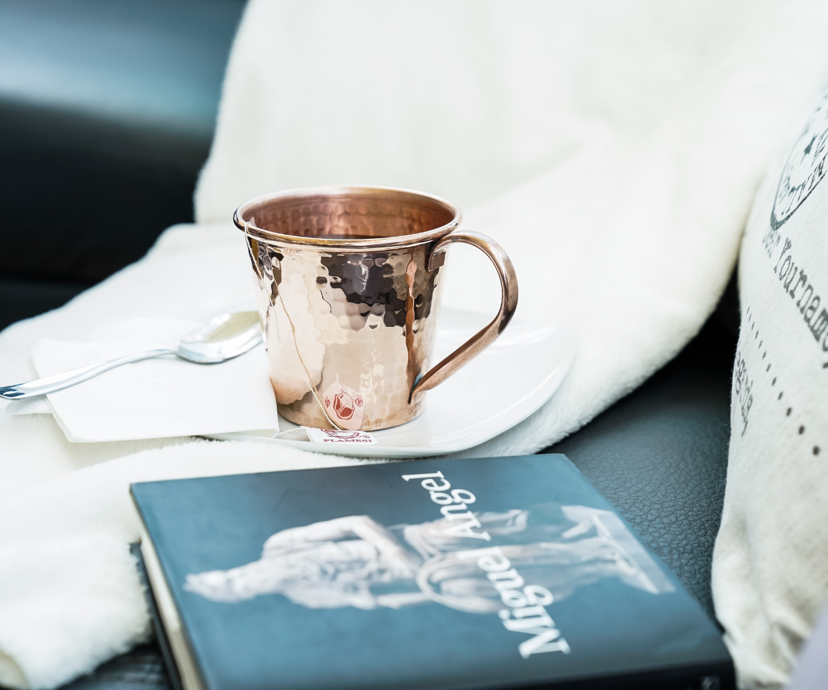 Premium Taza Cónica en Cobre (set)