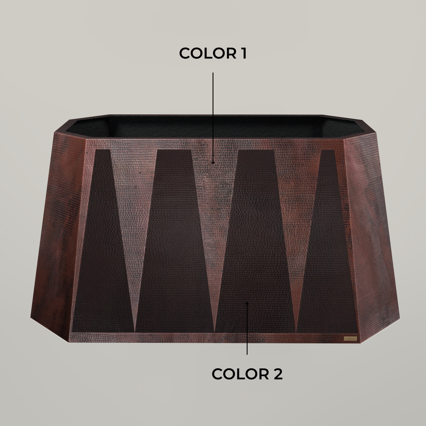 Premium Campana De Cocina Para Isla En Cobre Diseño Aztek