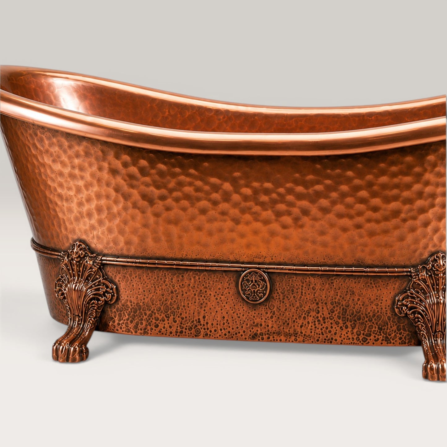 Premium Tina de Baño Luxury en Cobre Diseño Aurelia