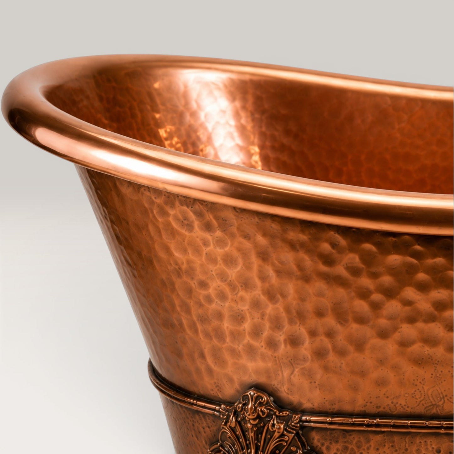 Premium Tina de Baño Luxury en Cobre Diseño Aurelia