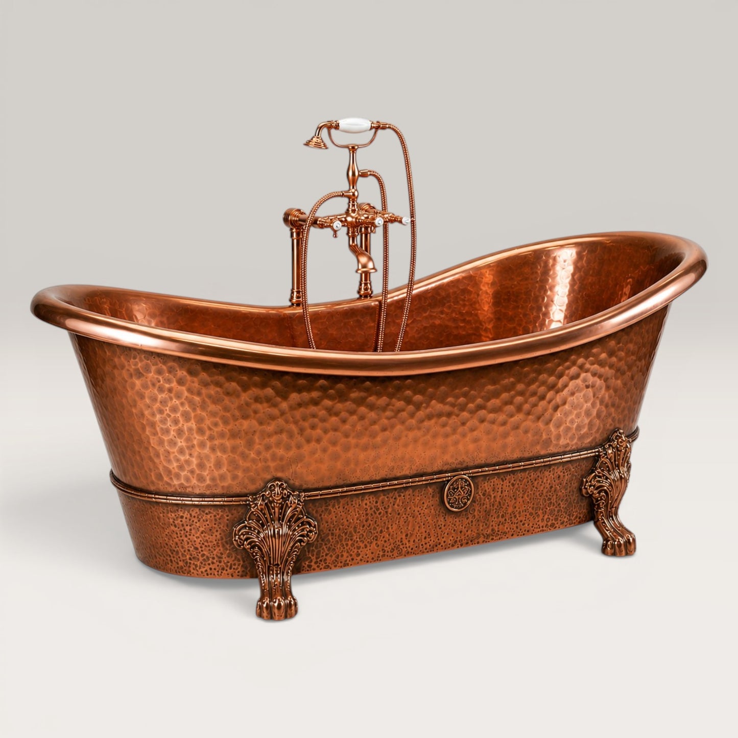 Premium Tina de Baño Luxury en Cobre Diseño Aurelia
