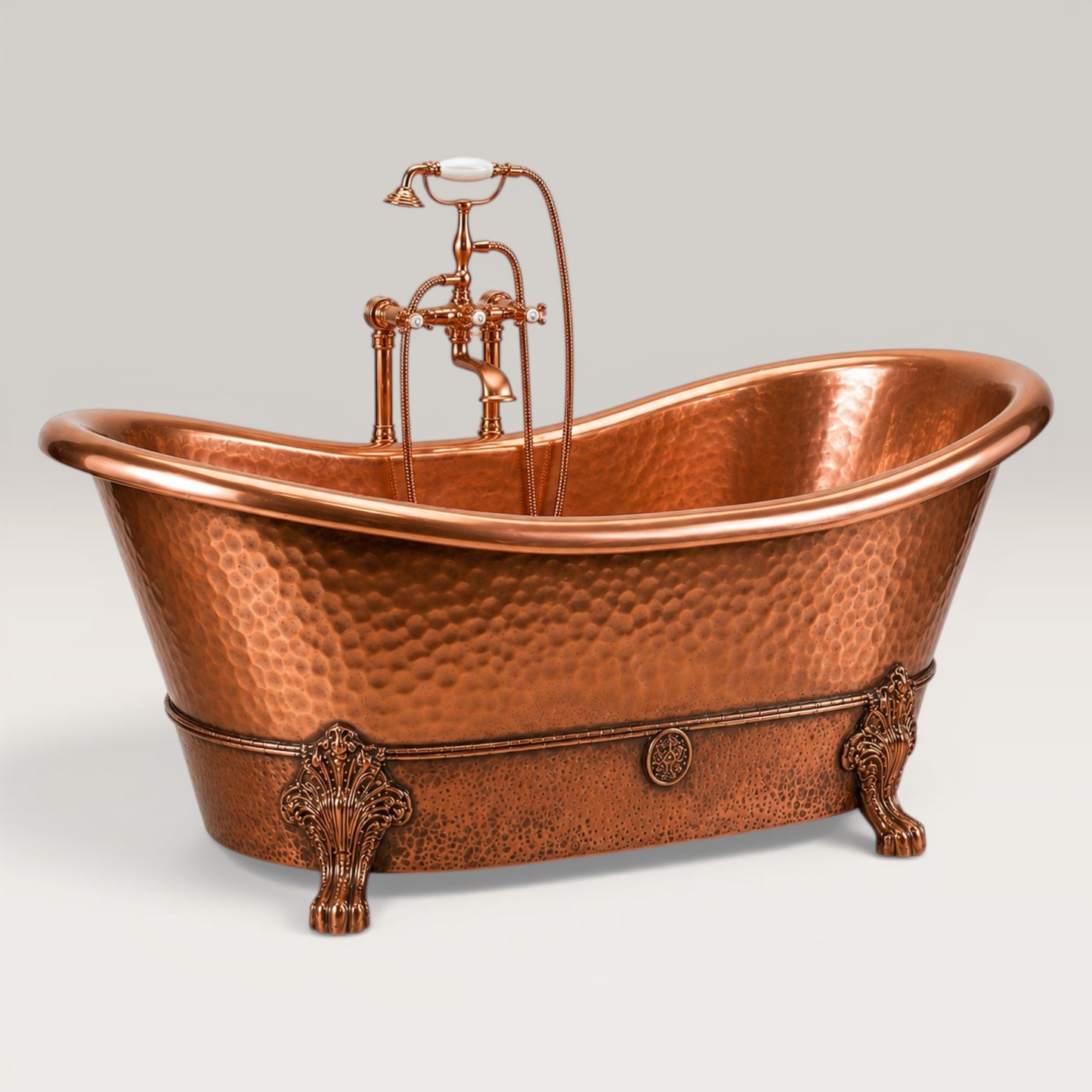 Premium Tina de Baño Luxury en Cobre Diseño Aurelia