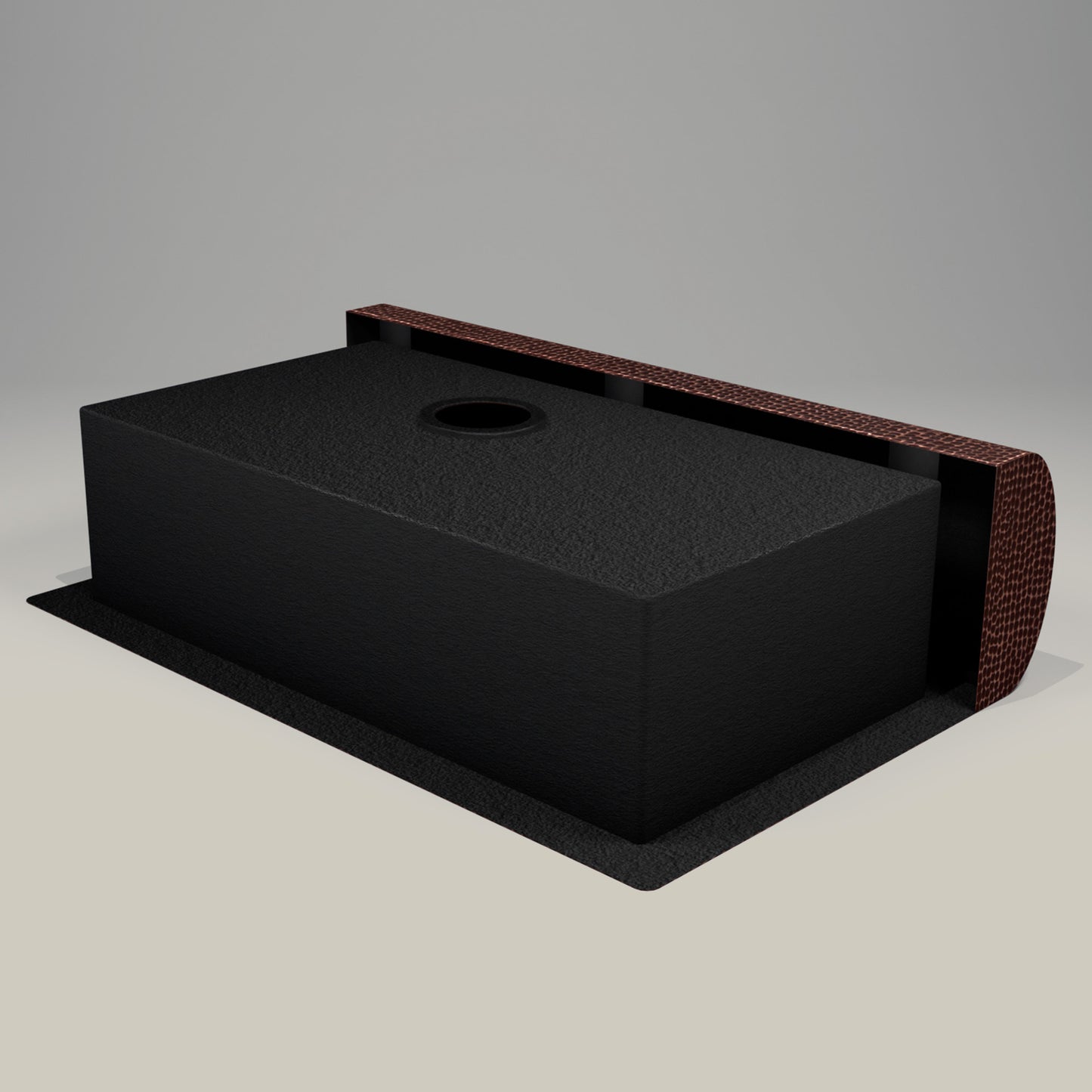 Premium Tarja de Cocina Farmhouse en Cobre Diseño Boston