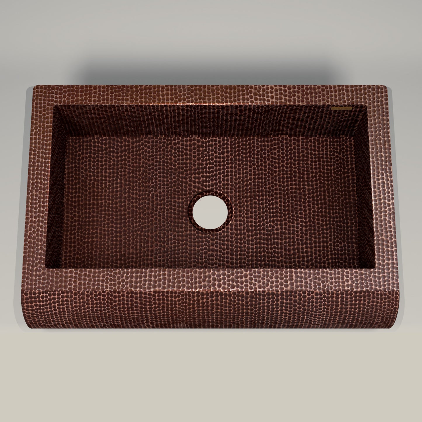 Premium Tarja de Cocina Farmhouse en Cobre Diseño Boston