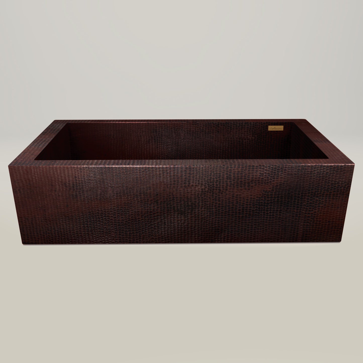 Premium Tarja de Cocina Farmhouse en Cobre Diseño Zuma