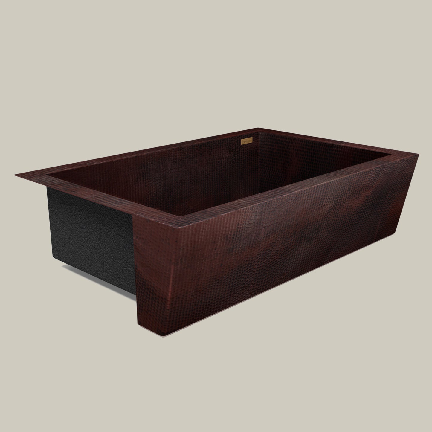 Premium Tarja de Cocina Farmhouse en Cobre Diseño Zuma