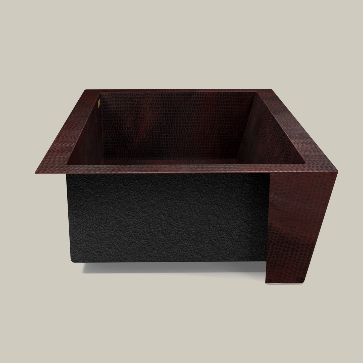 Premium Tarja de Cocina Farmhouse en Cobre Diseño Zuma