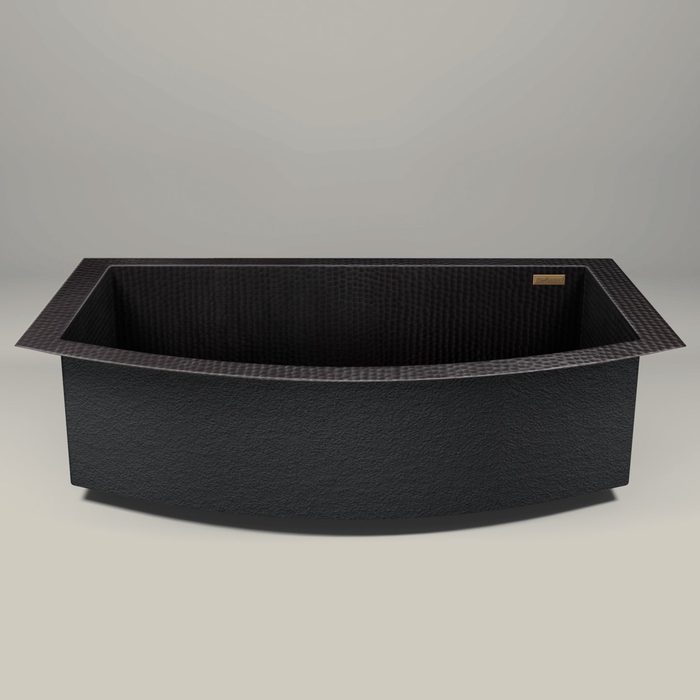 Premium Tarja de Cocina en Cobre con Frente Redondo