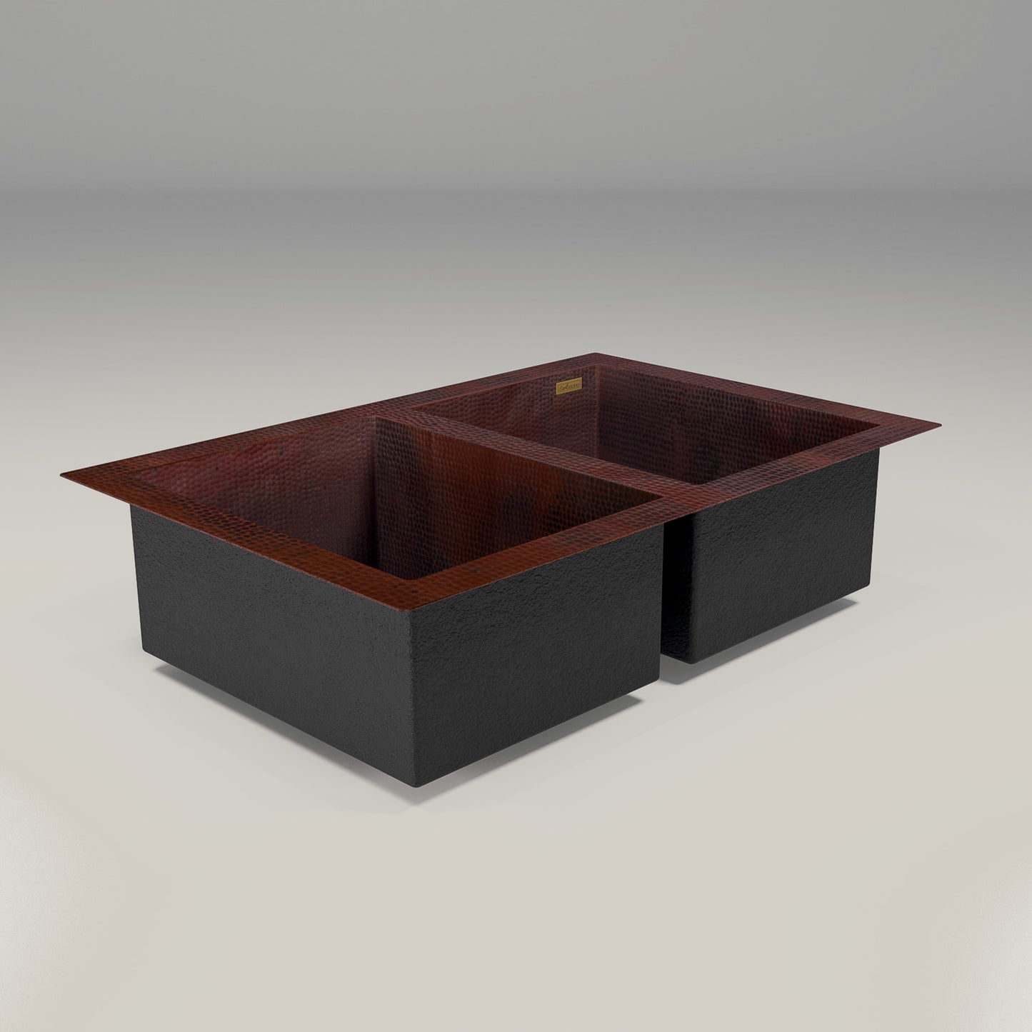 Premium Tarja De Cocina 50/50 En Cobre