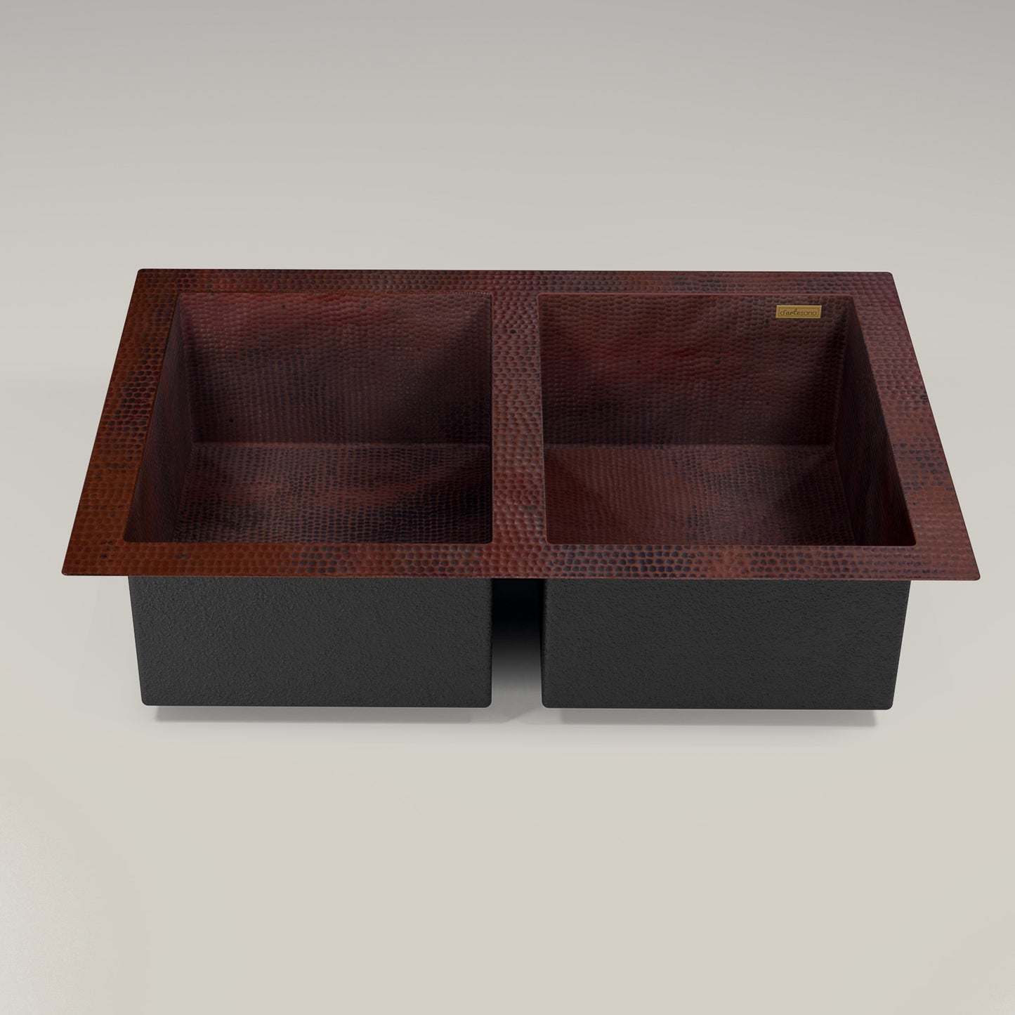 Premium Tarja De Cocina 50/50 En Cobre