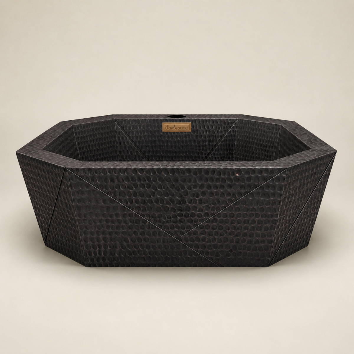 Premium Lavabo Vessel En Cobre Diseño Origami