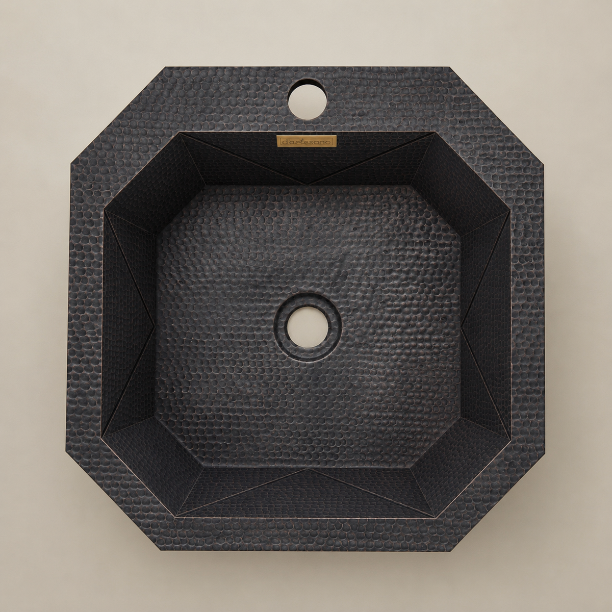 Premium Lavabo Vessel En Cobre Diseño Origami