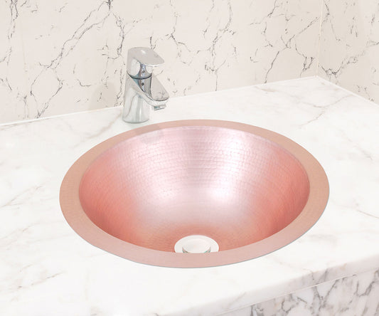 Premium Lavabo Redondo en Cobre