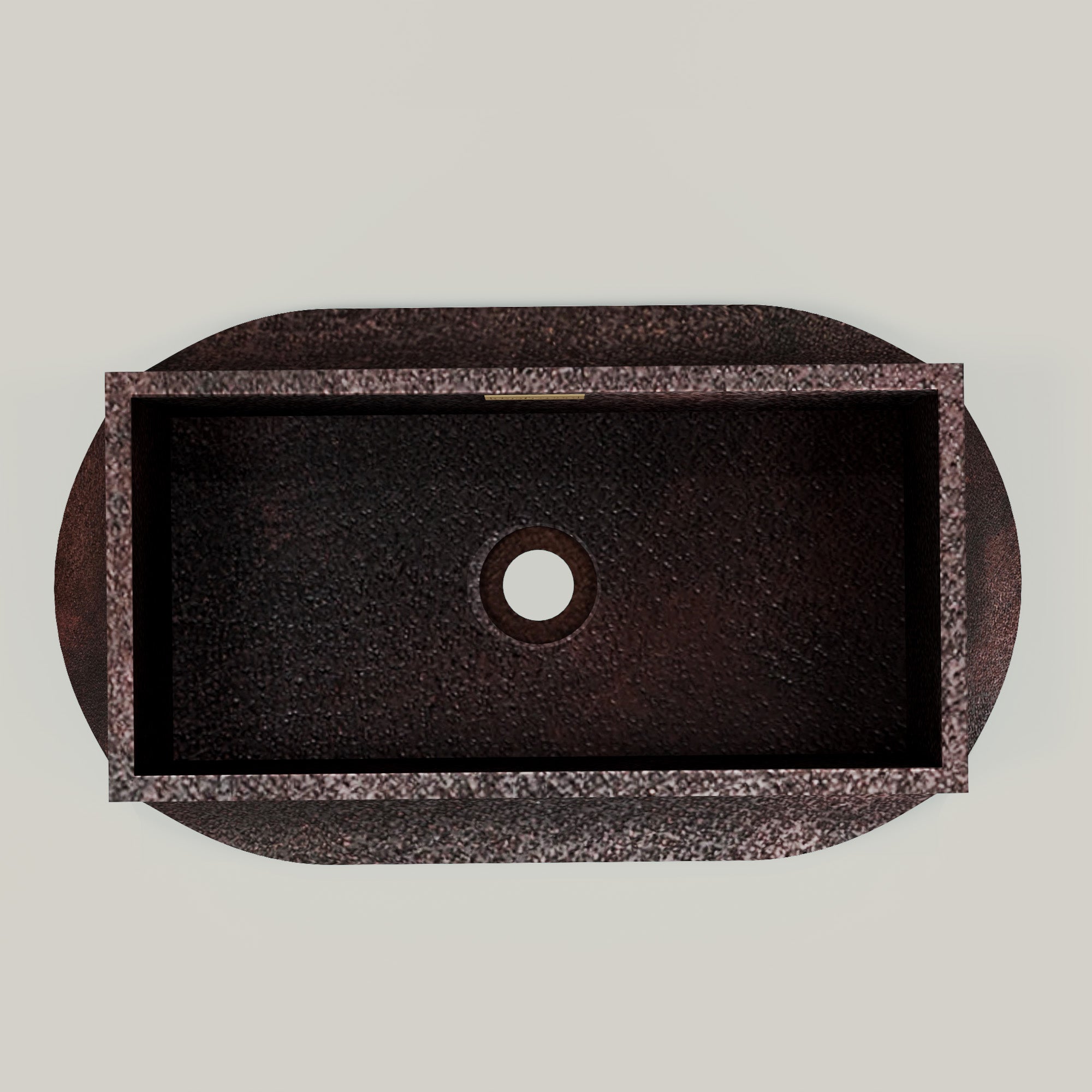 Premium Lavabo Volcano Vessel En Cobre Diseño Tulum