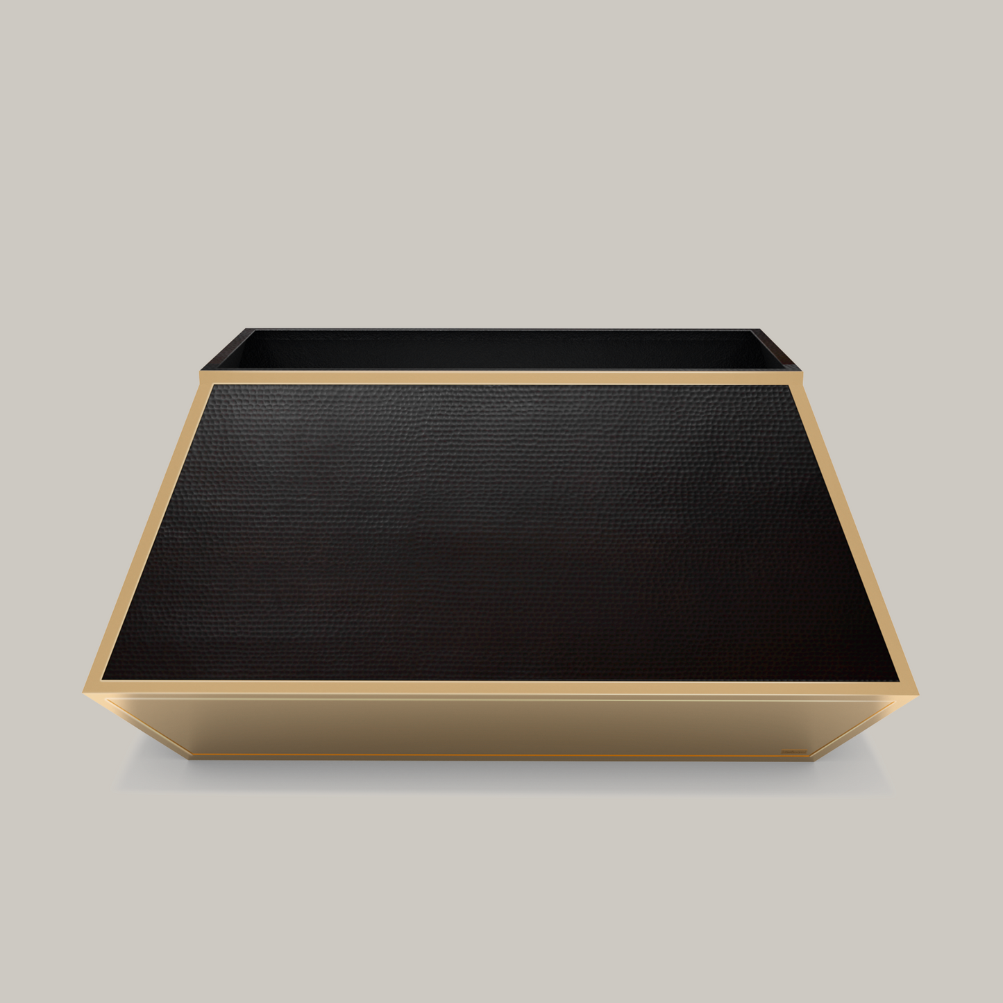 Premium Campana de Cocina para Isla en Cobre-Latón Diseño Altiplano
