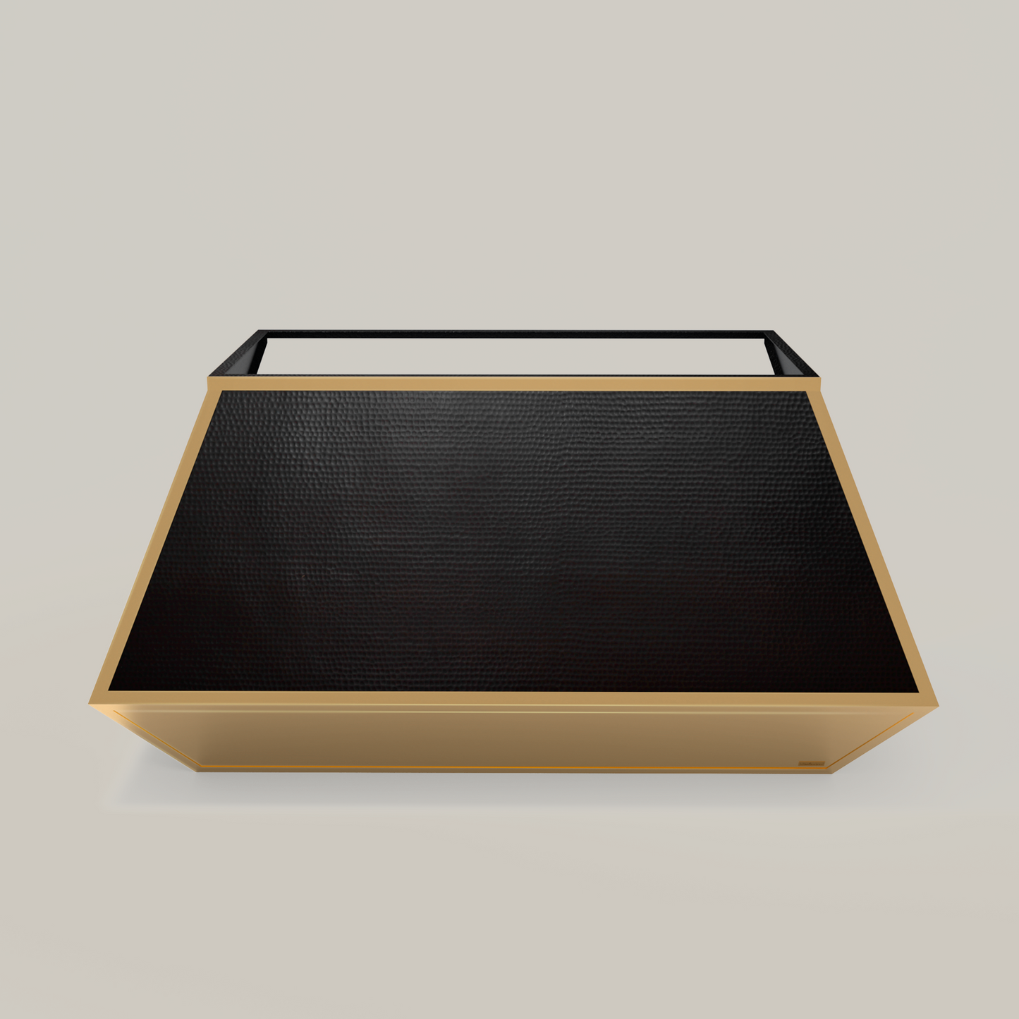 Premium Campana de Cocina para Muro en Cobre-Latón Diseño Altiplano