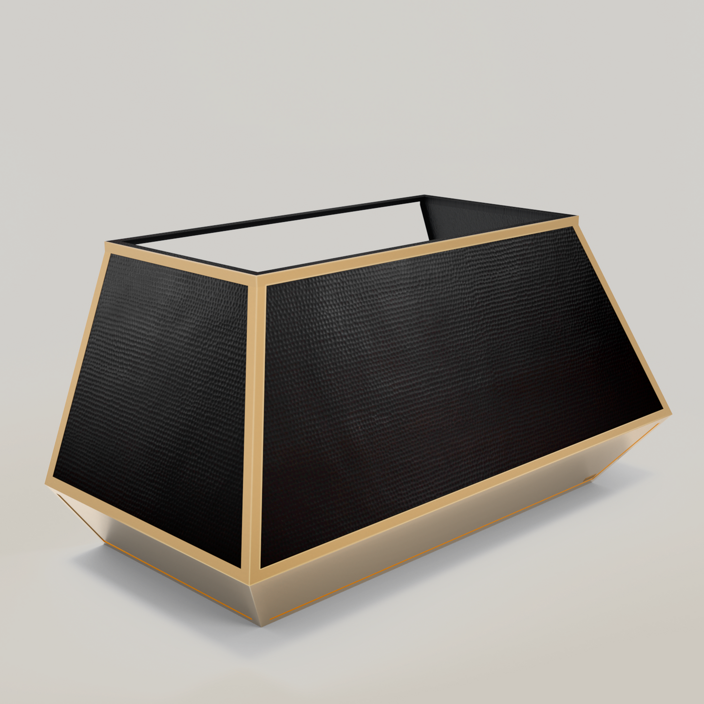 Premium Campana de Cocina para Muro en Cobre-Latón Diseño Altiplano