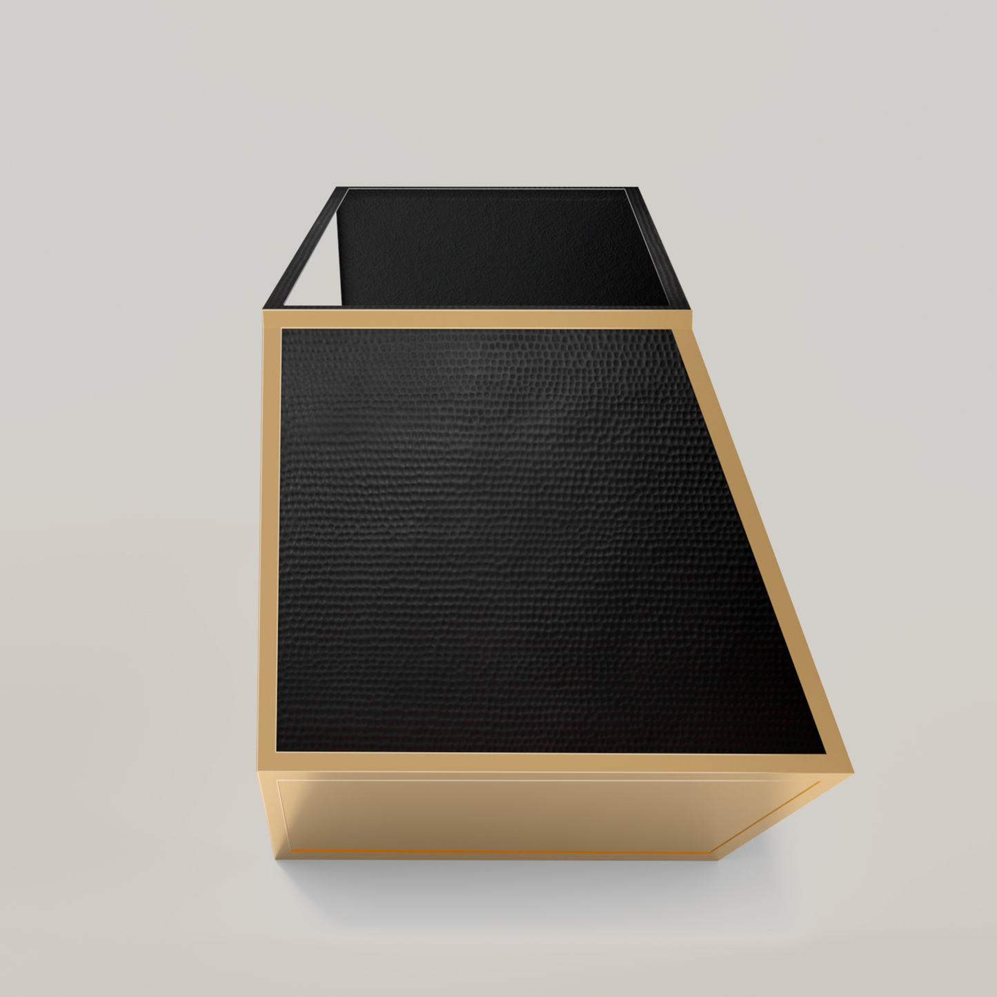 Premium Campana de Cocina para Muro en Cobre-Latón Diseño Altiplano