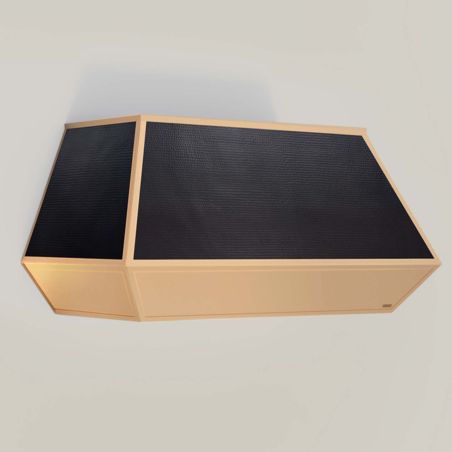 Premium Campana de Cocina para Muro en Cobre-Latón Diseño Altiplano