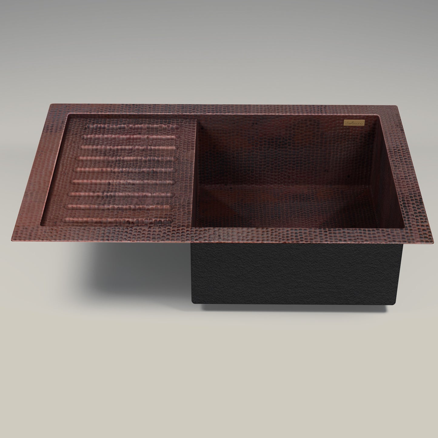 Premium Tarja de Cocina en Cobre con Escurridor
