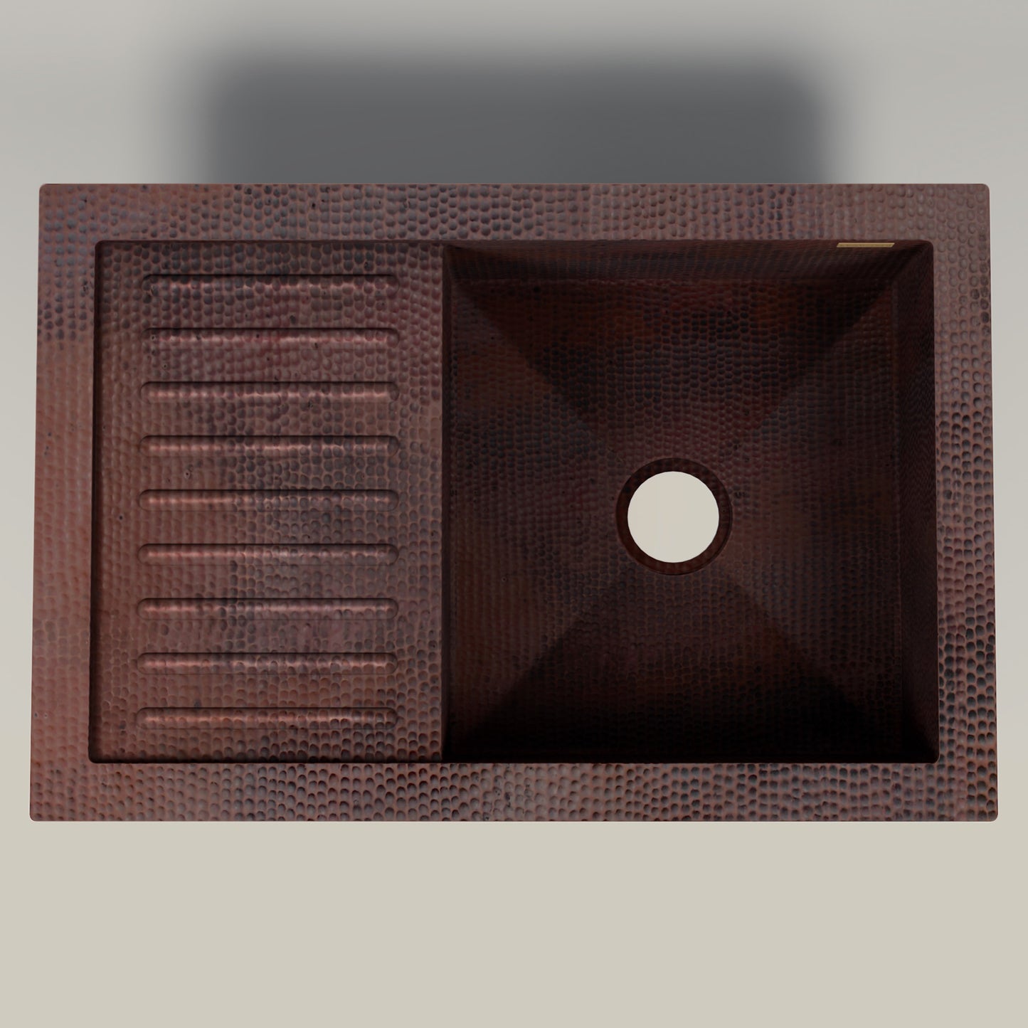 Premium Tarja de Cocina en Cobre con Escurridor