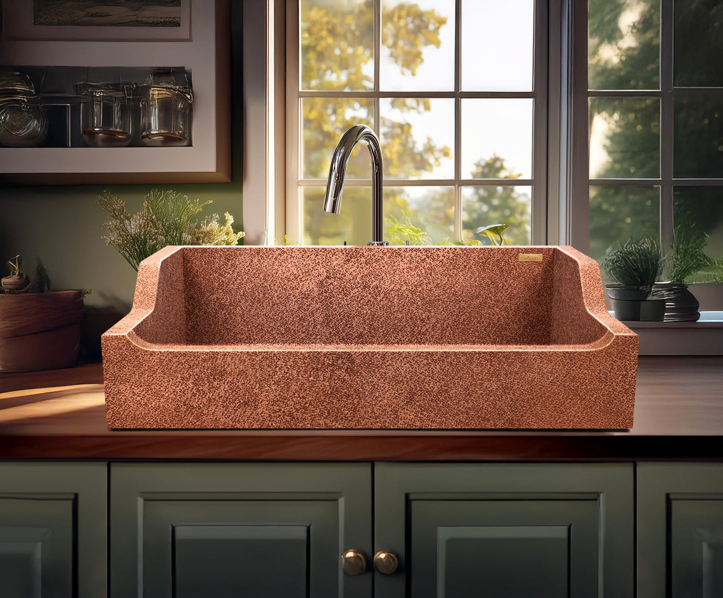 Premium Tarja de Cocina Volcano Estilo Caja