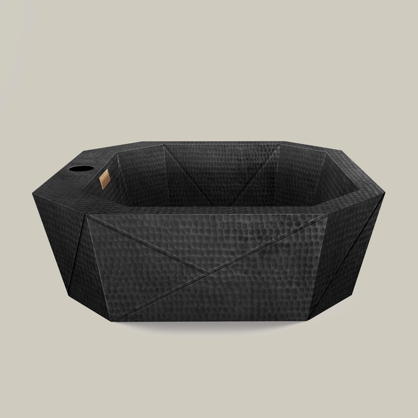 Premium Lavabo Vessel En Cobre Diseño Origami
