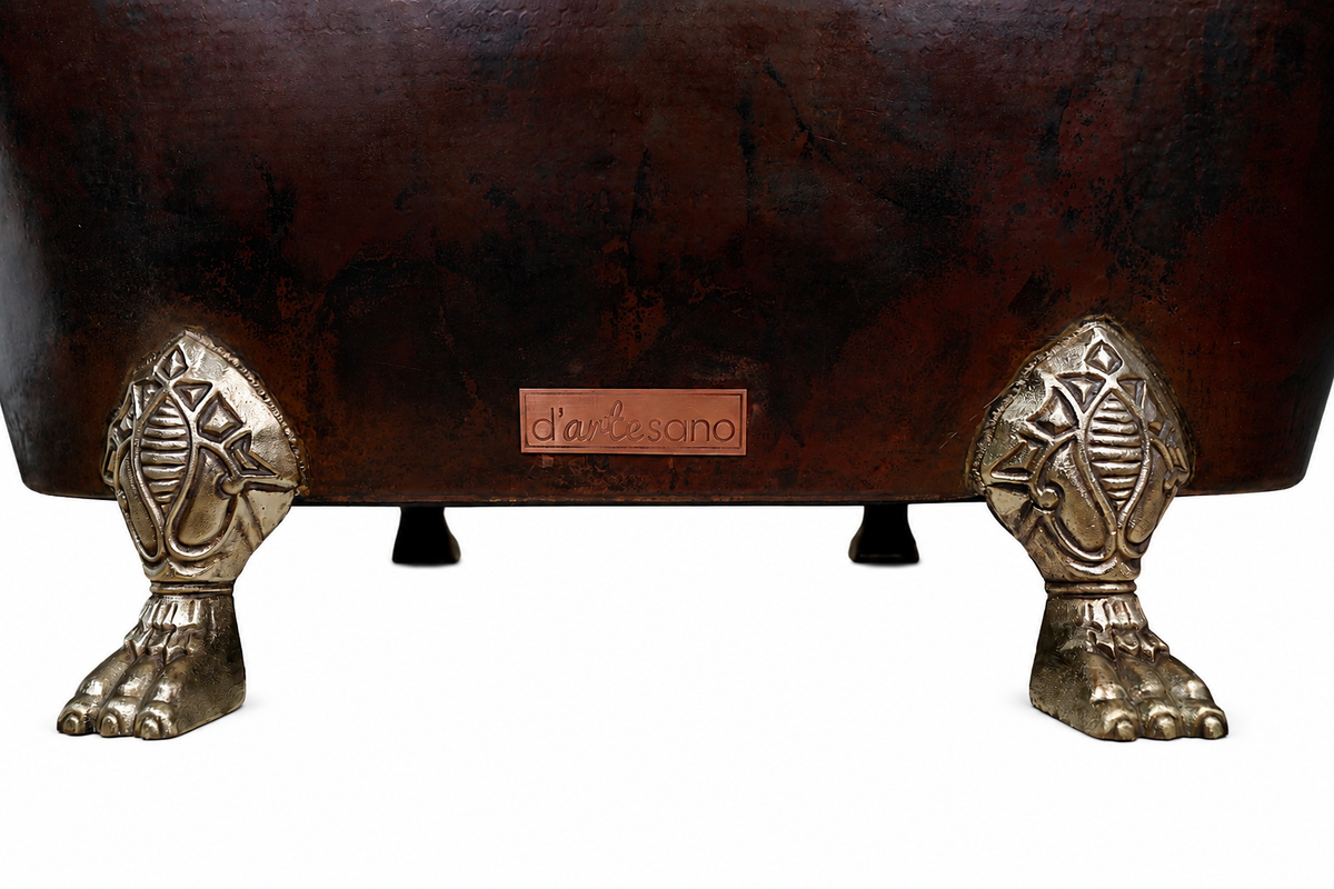 Premium Tina de Baño en Cobre  Diseño Antique
