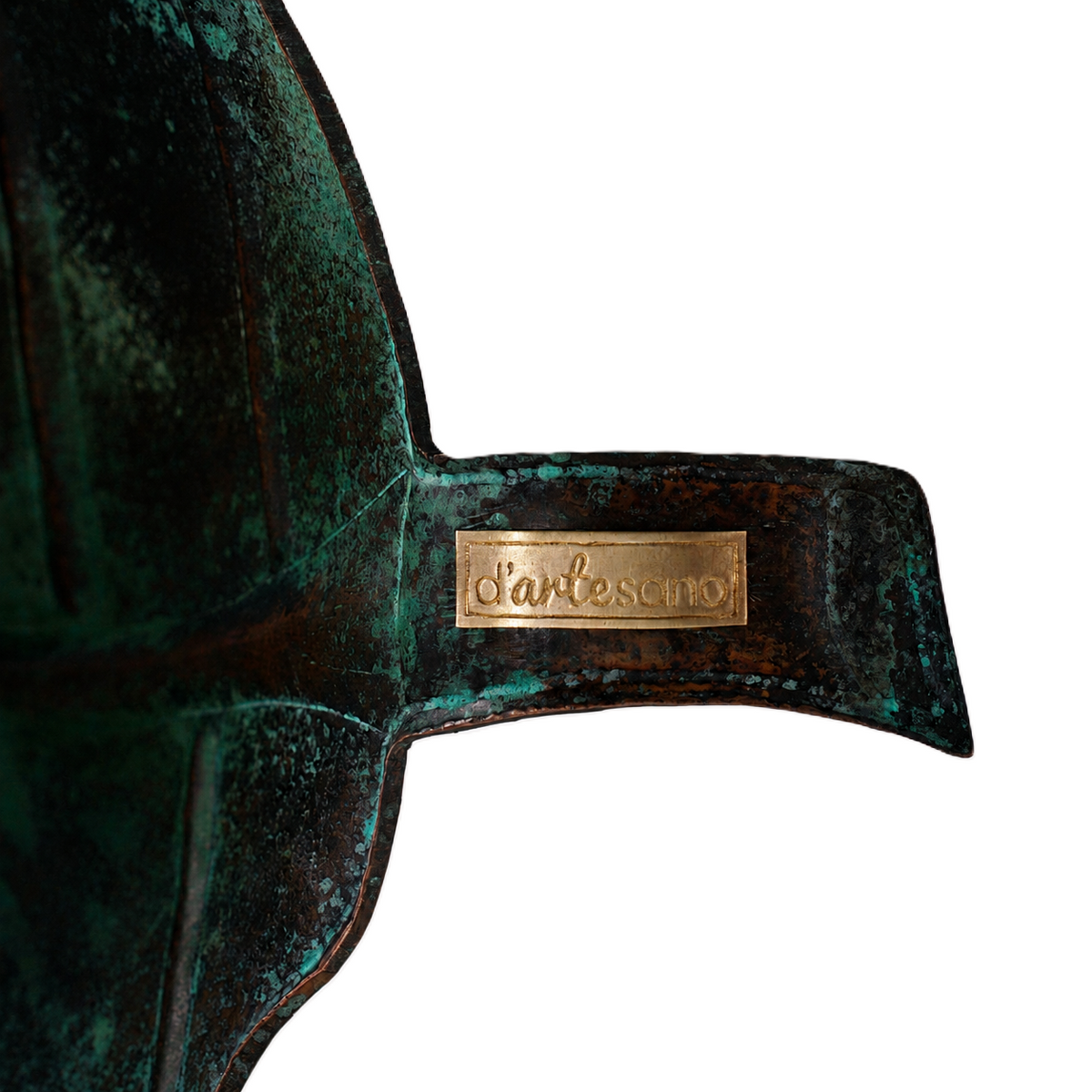 Premium Lavabo Vessel en Cobre Diseño Hoja de Roble