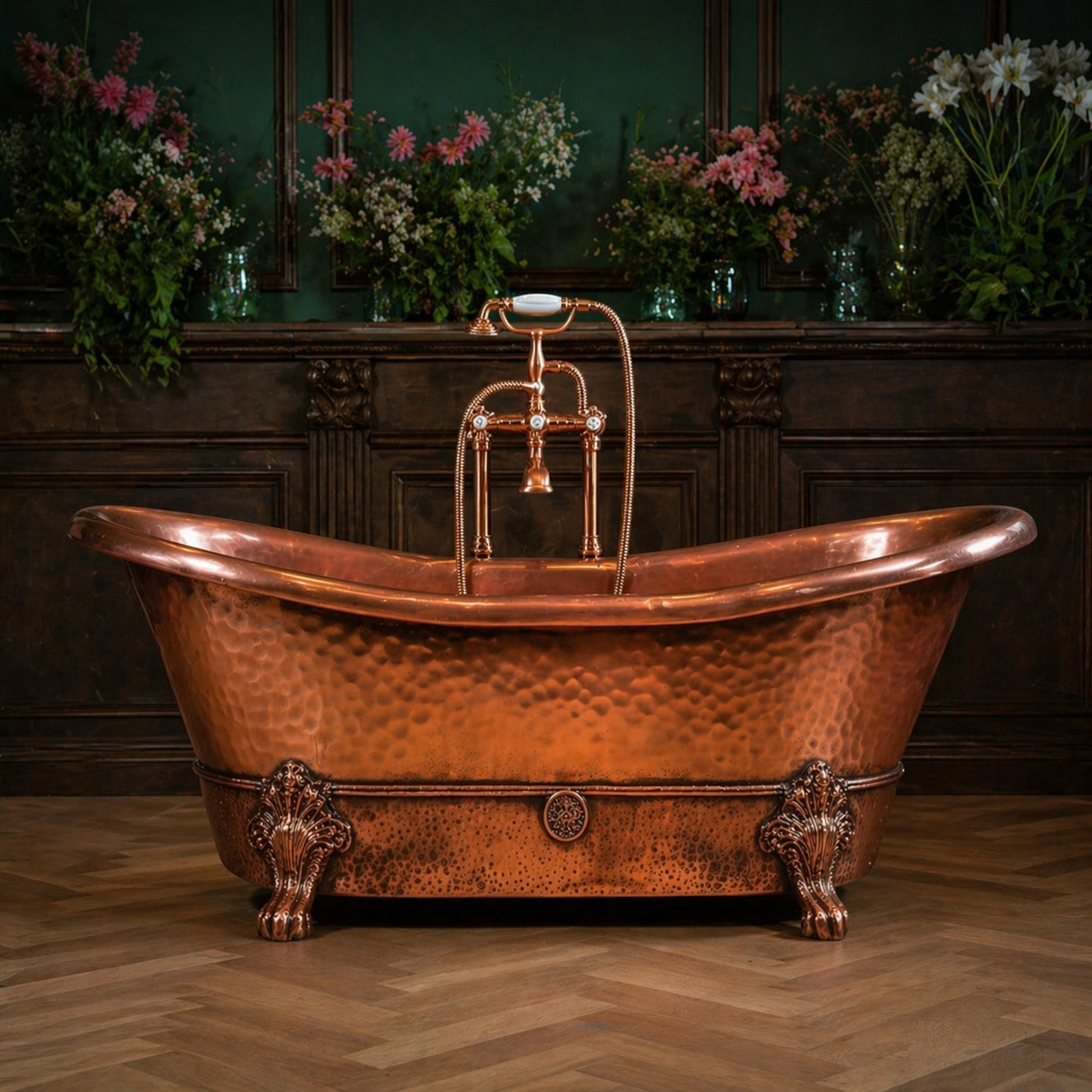 Premium Tina de Baño Luxury en Cobre Diseño Aurelia