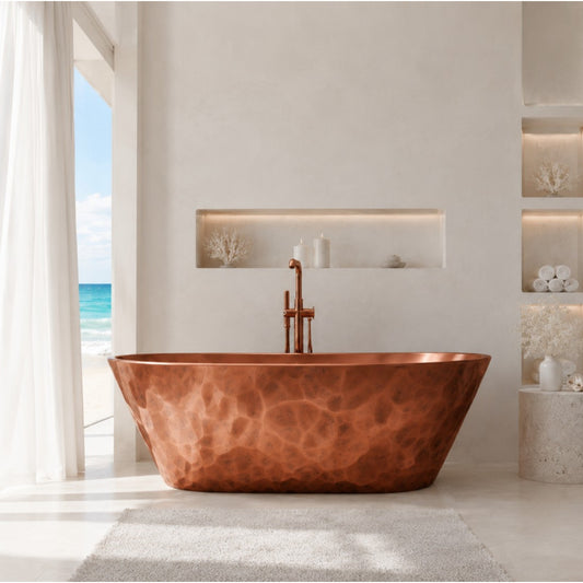 Premium Tina de Baño Luxury en Cobre Diseño Velaris