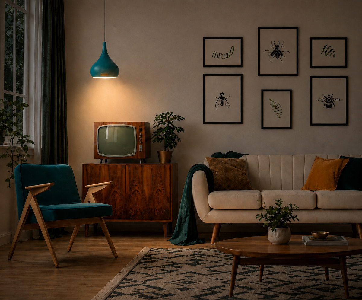 Premium Lámpara Redonda en Cobre Diseño Dubai