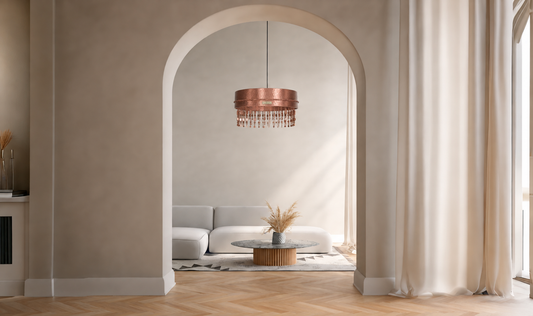Premium Lámpara en Cobre Diseño Gitana